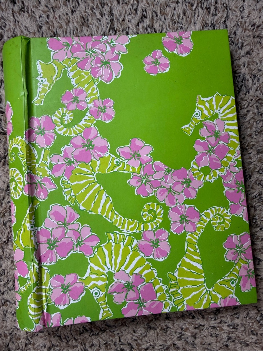 Lilly Pulitzer sea Horsin Around photo album